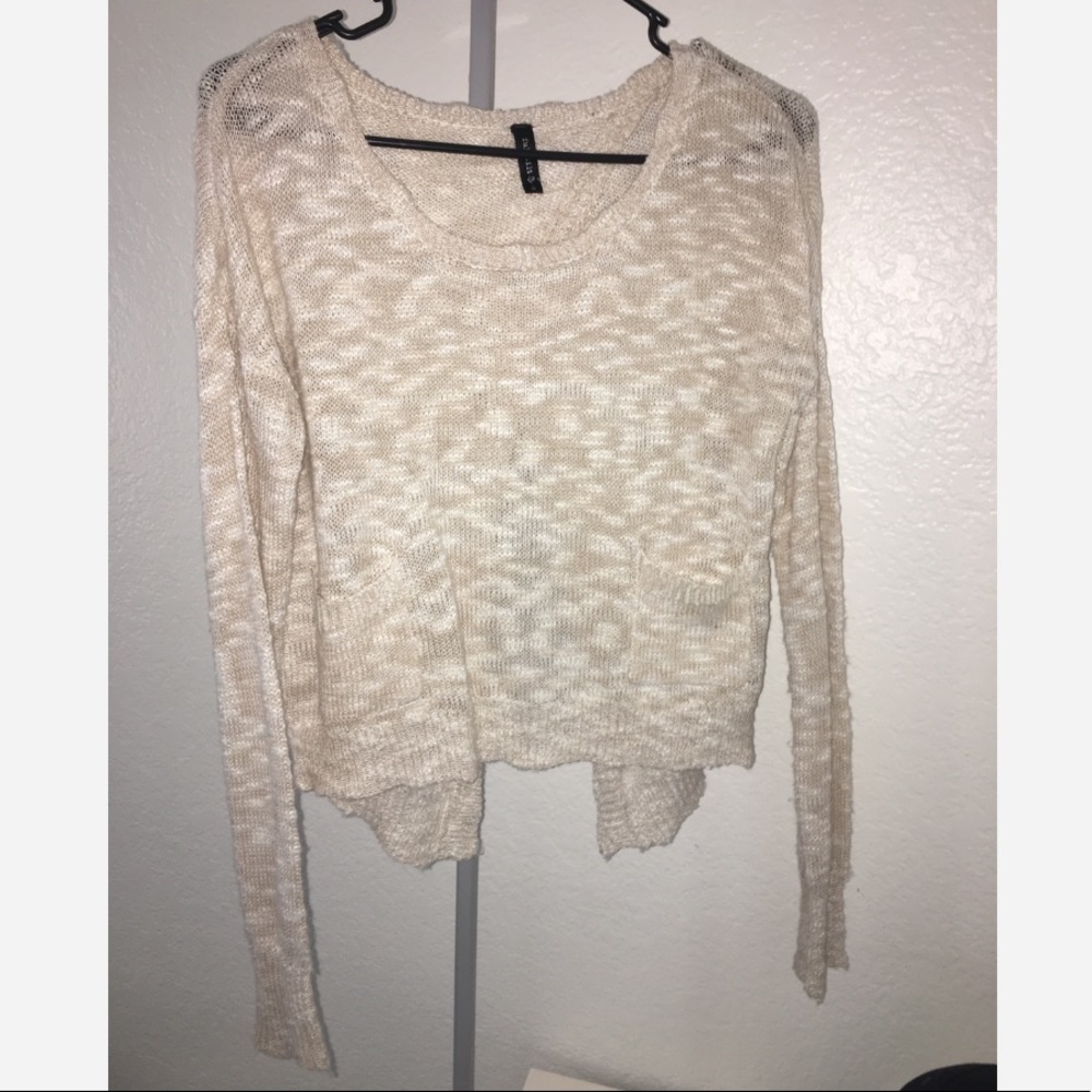 Cream sweater